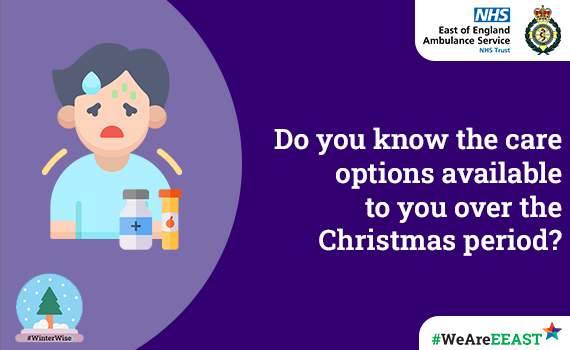 Are you aware of what care options are available over the Christmas period? 🎄

🟢 NHS 111
🟢 Local pharmacies 
🟢 Walk in centres
🟢 999 in life threatening emergencies

Are you being #WinterWise?