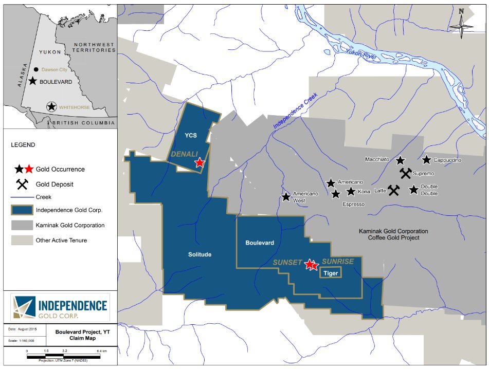IGO.V INDEPENDENCE GOLD + Exploration with projects in BC and Yukon