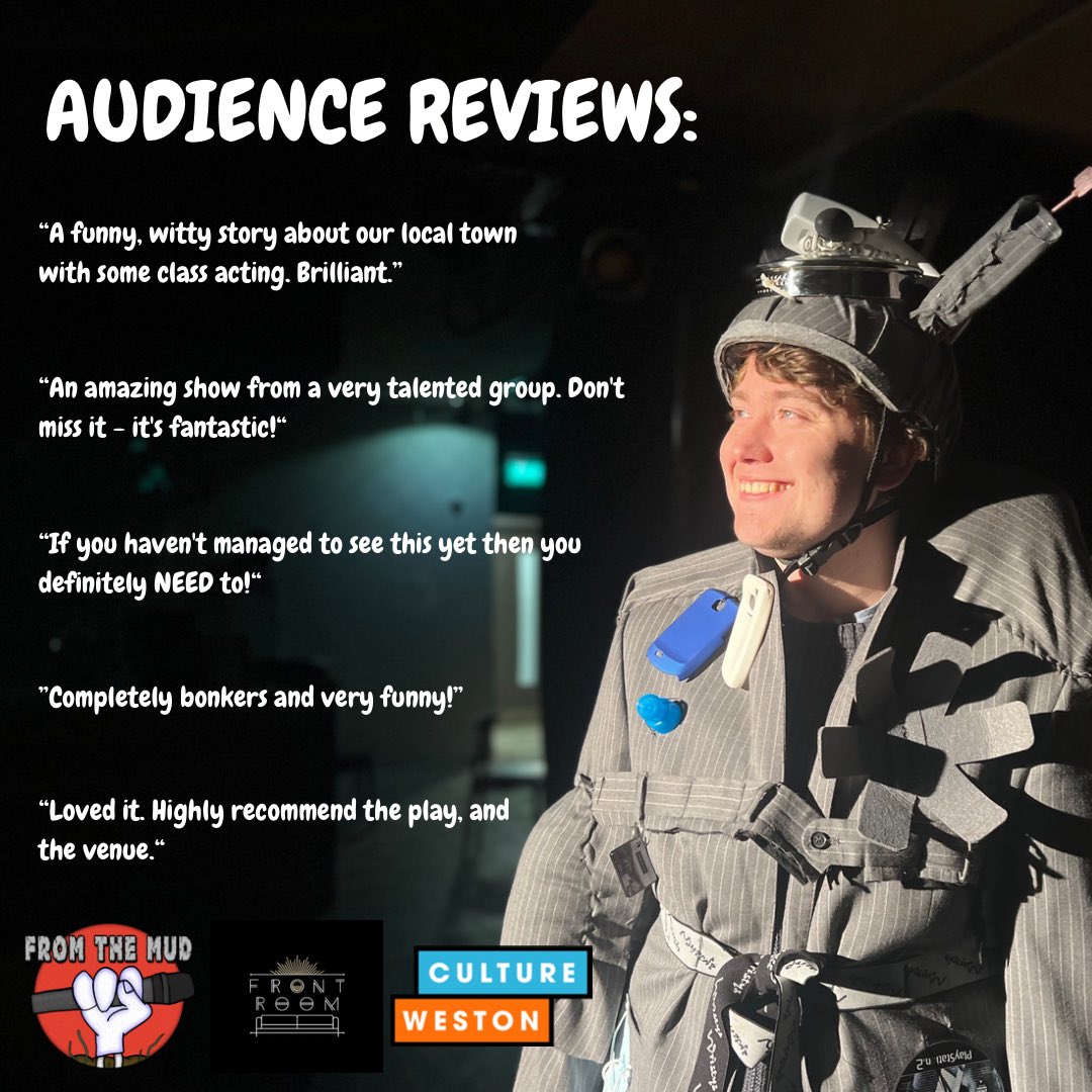 From The Mud (@fromthemud1) on Twitter photo The reviews are in!
We’re nearing the halfway mark of our run of “Me, Monster?” at <a href="/frontroomwsm/">Front Room WSM</a> - come on down to see what all the fuss is about 😏
TICKETS 🎟️
ticketsource.co.uk/whats-on/westo…
@CultureWeston The reviews are in!
We’re nearing the halfway mark of our run of “Me, Monster?” at <a href="/frontroomwsm/">Front Room WSM</a> - come on down to see what all the fuss is about 😏
TICKETS 🎟️
ticketsource.co.uk/whats-on/westo…
@CultureWeston