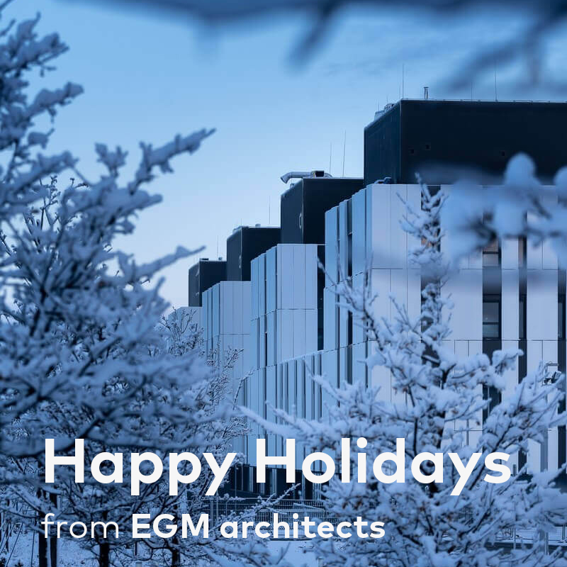 𝗛𝗮𝗽𝗽𝘆 𝗛𝗼𝗹𝗹𝗶𝗱𝗮𝘆𝘀
EGM architecten wenst iedereen fijne dagen toe met tijd voor ontspanning en inspiratie. Tot in 2023!

EGM architects wishes everyone happy days with time to relax and inspiration. See you in 2023!