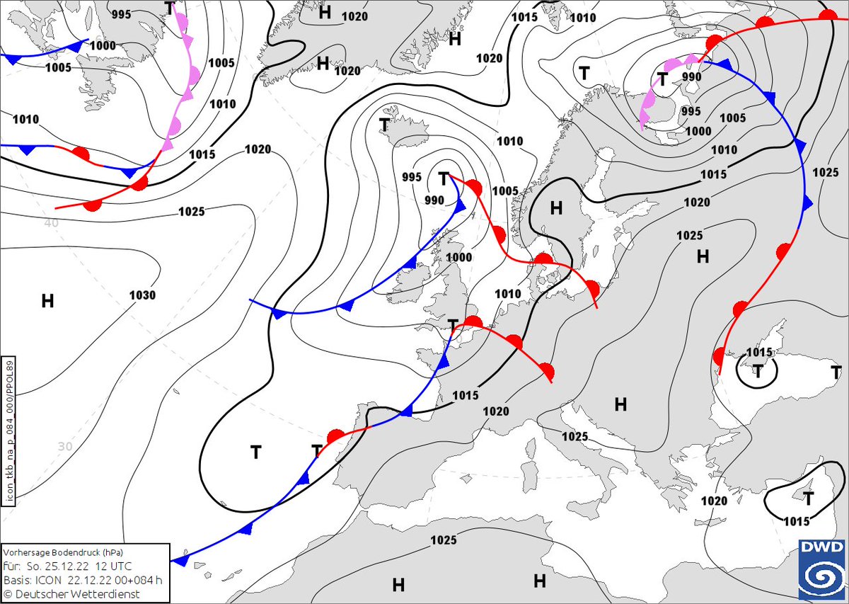 WetterKontor's tweet photo. #Tiefs vom #Atlantik sorgen bei uns in #Deutschland für wechselhafte und milde #Weihnachten. Als nächstes folgt morgen #Tief #Honghia: https://t.co/lH75eC1KEf https://t.co/Suop8PTiNV https://t.co/CrSOCOpflG