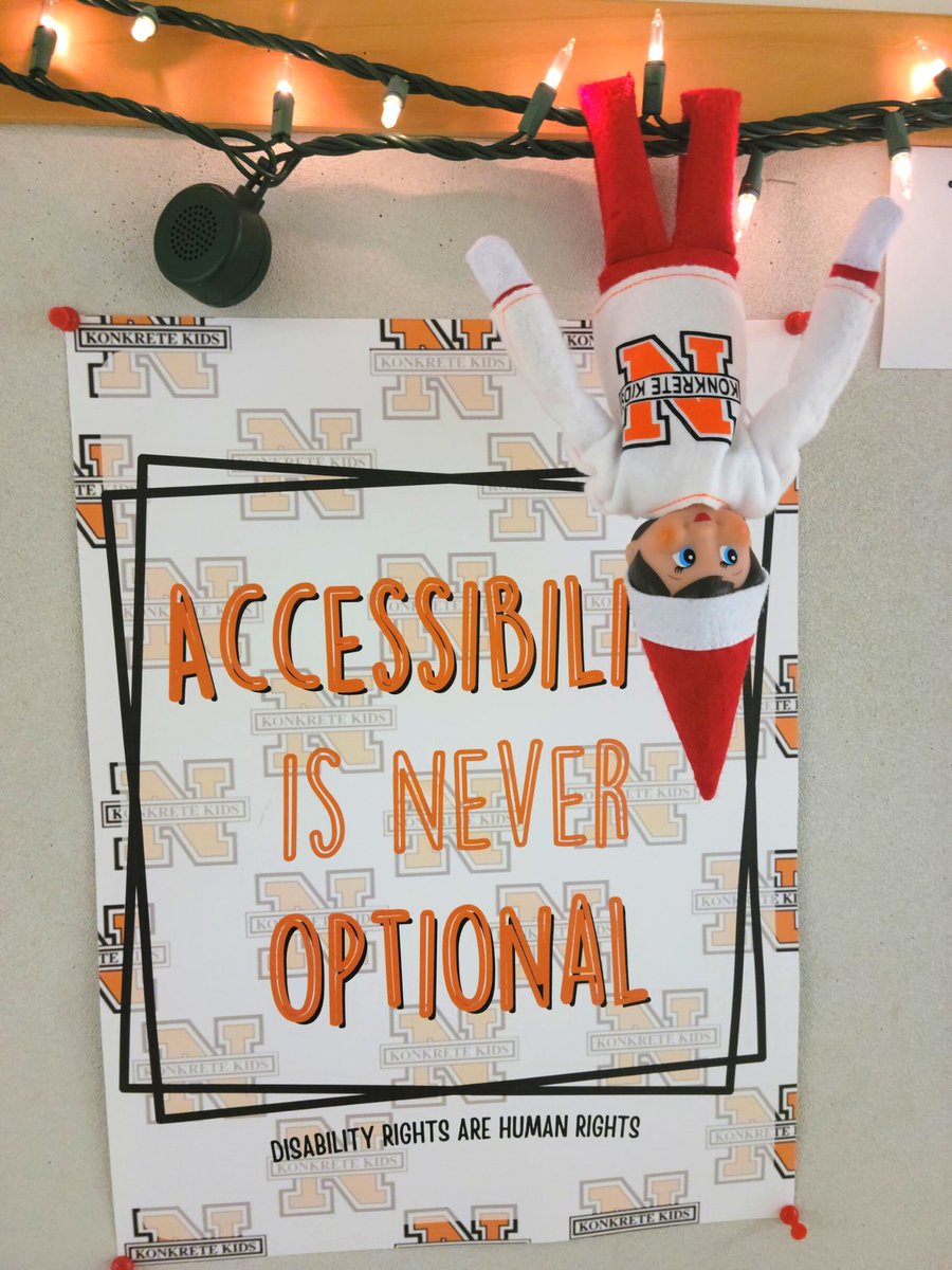 👀 Look! The Konkrete Kid Elf came to hang around with me today. 🎄🎅🏻 #ElfOnTheShelf #KKidPride