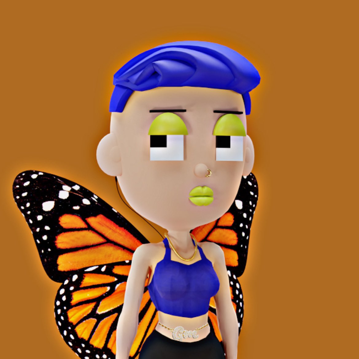 SlimFly73's tweet photo. GM… fellas get ya girl a belly chain and she’ll love you 4ever 🦋🧡
#ProTips 
#HomieGs #EthereumHomies 
#ChainsNFT #GM https://t.co/6ZM04LGdXh