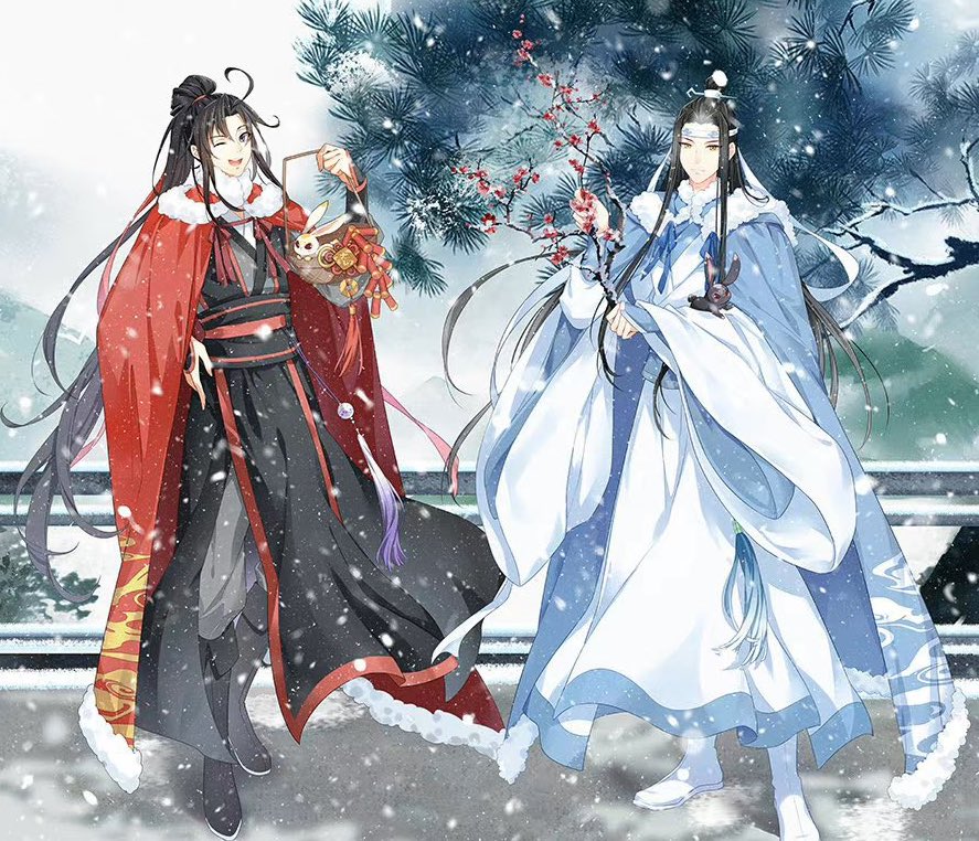 「winter wangxian is my fave, love them in」|deityのイラスト