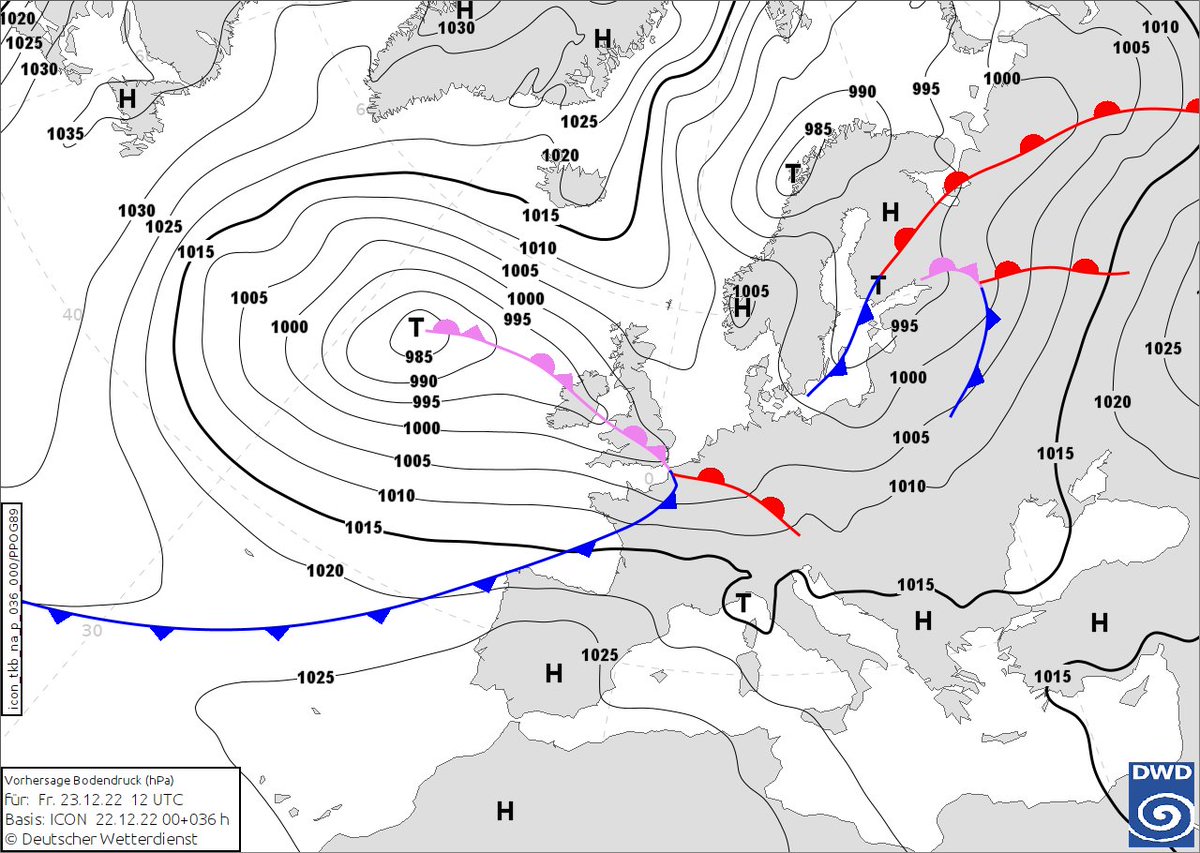 WetterKontor's tweet photo. #Tiefs vom #Atlantik sorgen bei uns in #Deutschland für wechselhafte und milde #Weihnachten. Als nächstes folgt morgen #Tief #Honghia: https://t.co/lH75eC1KEf https://t.co/Suop8PTiNV https://t.co/CrSOCOpflG