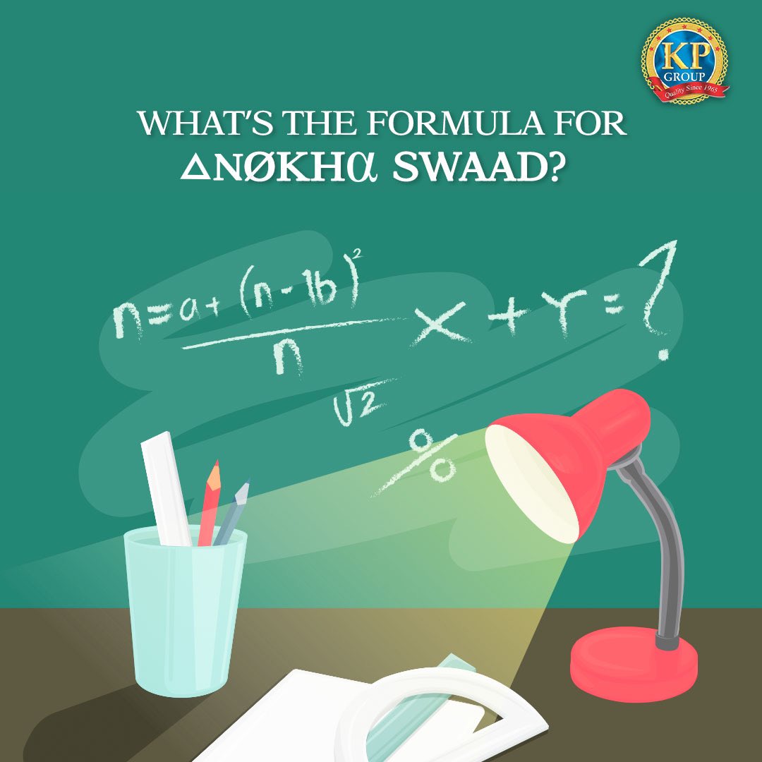 The formula for Anokha Swaad…even scholars couldn’t decode it! 

#kamlapasandofficial #kamlapasand #mathsday #nationalmathsday