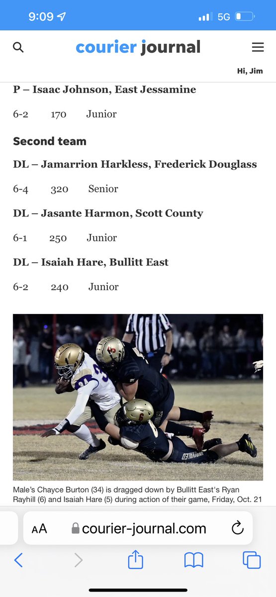 cards_football's tweet photo. Harmon/Adams/Garner all made the 2nd Team as well. I am the luckiest coach in Ky! We have now had 57 All-State players and 21 -1st team guys! Get your picture ready for the wall! @yung__pg https://t.co/KeAZiZTMLx