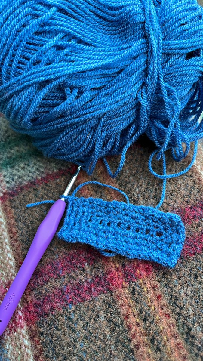 Very pleased with my first blanket.