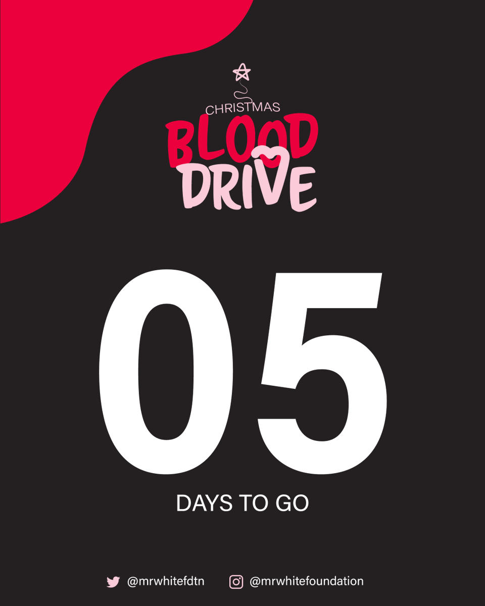 Mrwhitefdtn's tweet photo. Join us on our mission to save 900 lives! Register to become a part of our blood drive below 👇♥️

https://t.co/9noeyDwKiW https://t.co/4HjgMZliFG