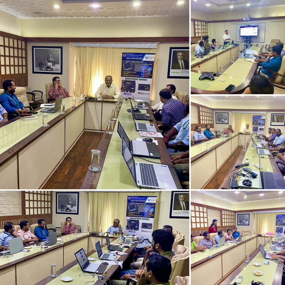 VegaProcessor's tweet photo. Hands-on Workshop on India's Indigenous
DIR-V VEGA Processors and Ecosystem at  KELTRON (Kerala State Electronics Development Corporation) inaugurated by Shri. N. Narayanamoorthy
(Chairman &amp; Managing Director KELTRON)
#atmanirbharbharat @DIRISCV @cdacindia @risc_v https://t.co/1sOu0i1BAp