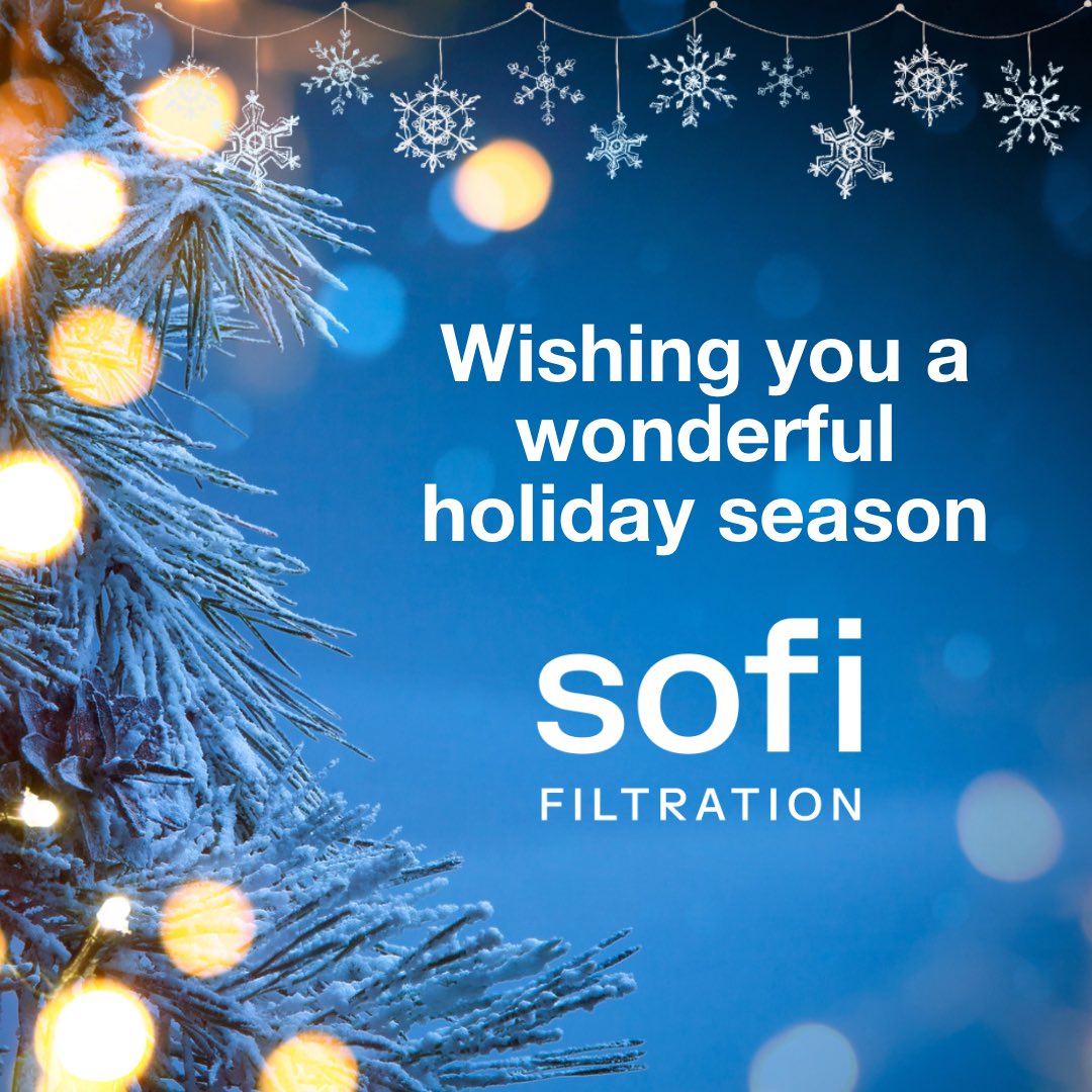 Happy Holidays from everyone at Sofi. During the holiday season, our thoughts turn gratefully to those who have made our success possible. We hope your holidays will be filled with joy and laughter through the New Year.

#energyindustry #oilandgas #wastewater #water #sustainable