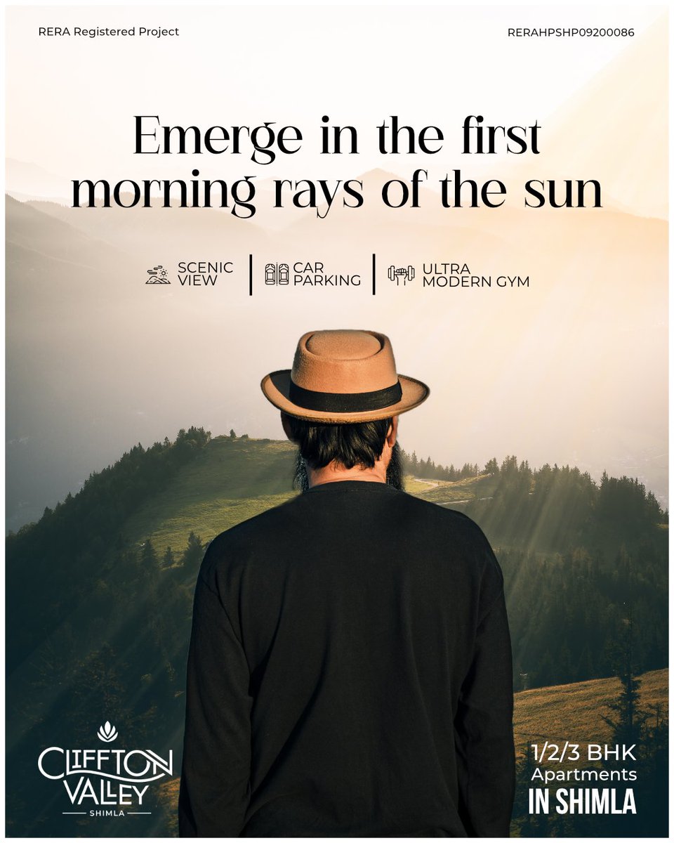 cliffton_valley's tweet photo. Emerge in the first morning rays of the sun.
Cliffton Valley, Shimla
.
.⁠
.⁠
.⁠
#luxury #1bhk #2bhk #3bhk #nature #Clifftonvalley #shimla #Flatsforsale #fresh #goodhealth #charming #happy #propertyforsale #himachal #propertyinhimachal #propertyinshimla⁠ #flatsinshimla https://t.co/Vmn7r8ENH6