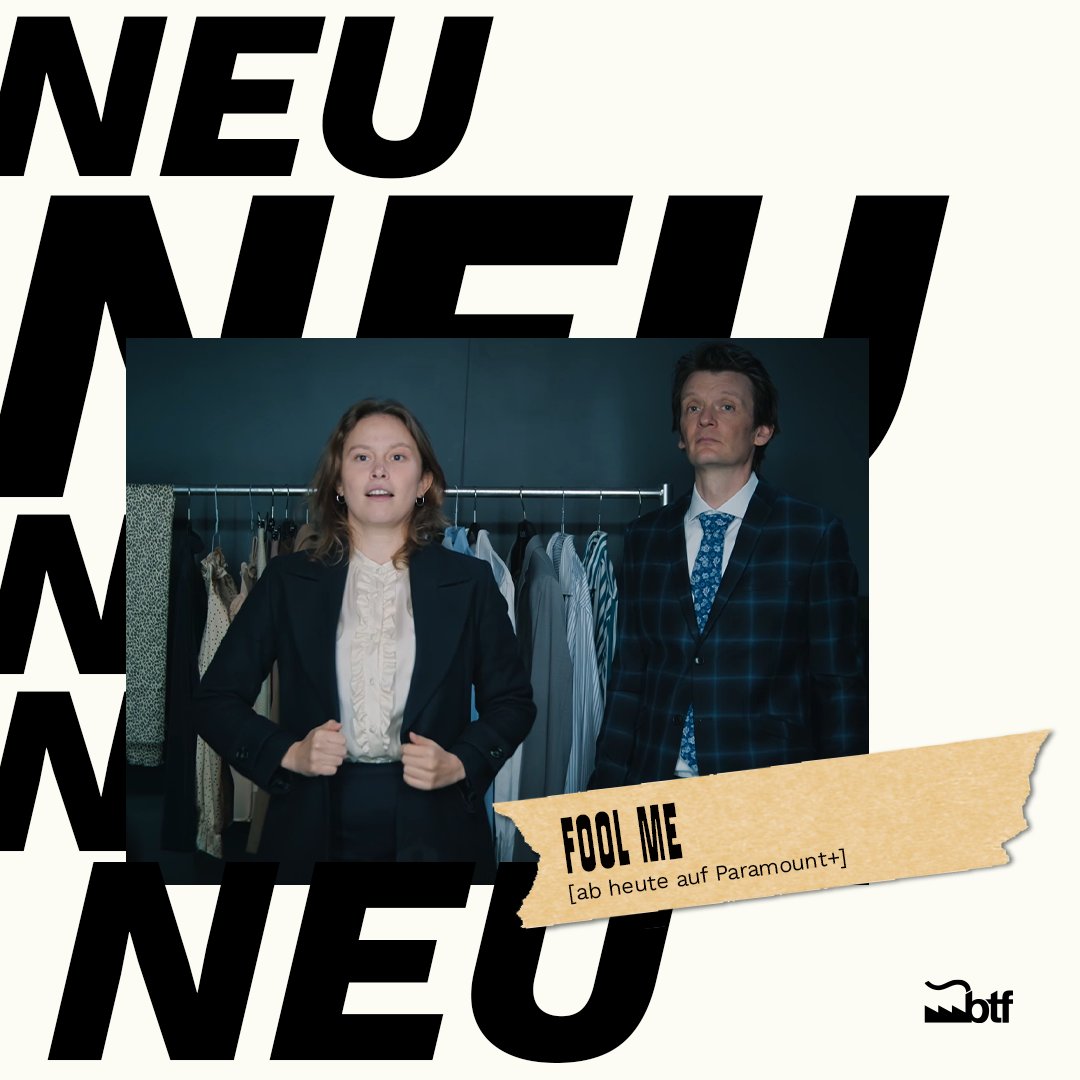 BTFcologne's tweet photo. Zwei #btf-Produktionen an einem Tag? Das ist ja fast wie Weihnachten!
Ab heute könnt ihr "Fool Me" exklusiv auf @paramountplus streamen.
Und um 23:20 Uhr läuft die neue Kroymann-Folge "Schöne Bescherung" in @DasErste 🙌 @Maren_Kroymann #FoolMe #Kroymann #doku https://t.co/PVxZhFSs6d