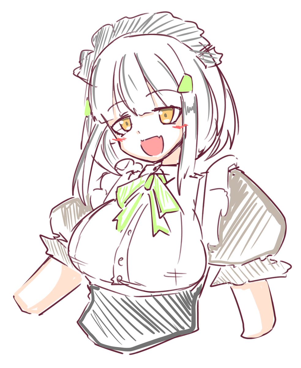 「217さん( )をレイヤー1枚でメイド服の落書きしてみました 」|ブシ仮面ダーエボルトのイラスト