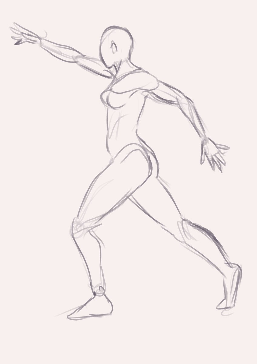pinchpork's tweet photo. Doing a similar thing but with poses using some 30-second pose sites (i set it to a minute or two because I can't draw that fast) https://t.co/quce7oaI9O