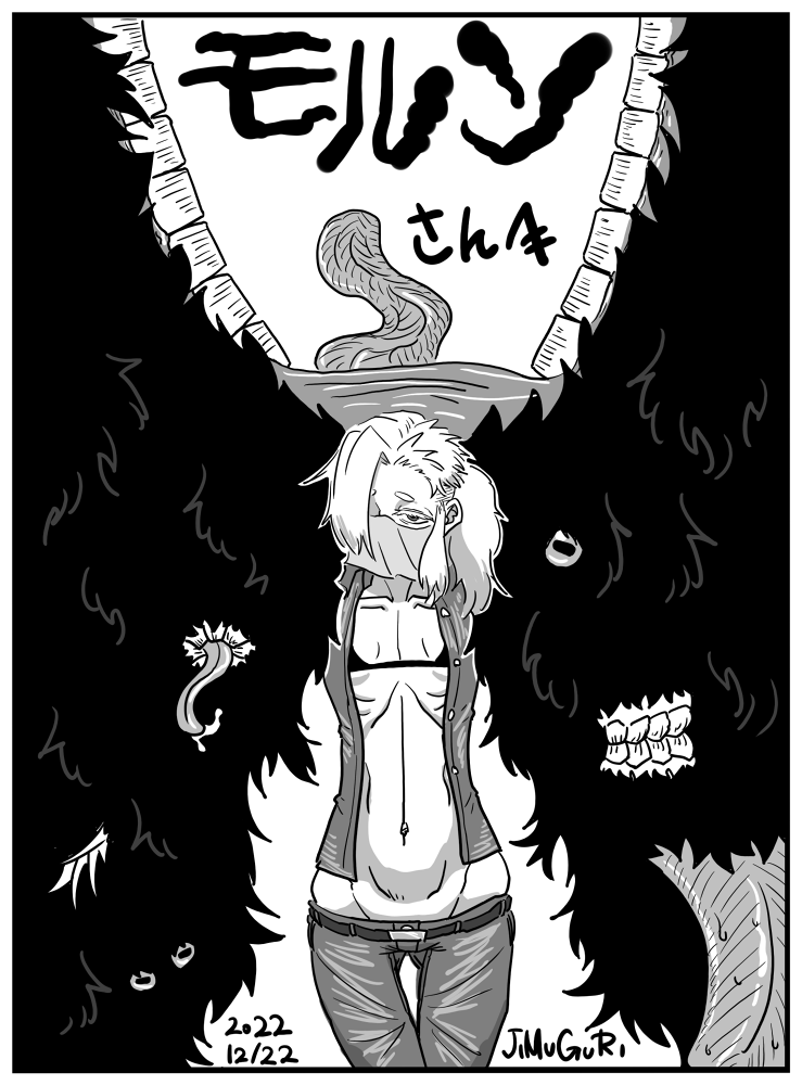 @moroon_art 勝手に描いてしまったので間違いがあったらすみません、素敵なイラストありがとうございました。 