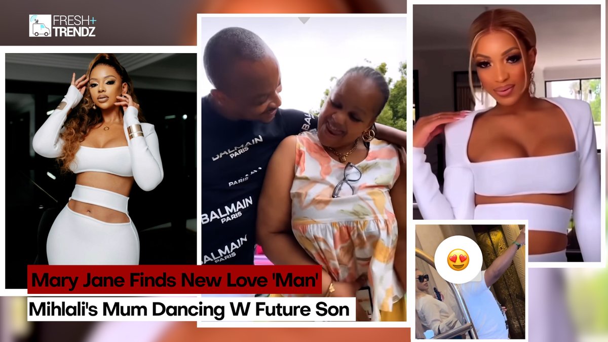 Fresh_Trendz's tweet photo. Mary Jane Sidambe Finally Finds A New Man || Mihlali's Mum Bonding With Her Future Son In-law Leeroy https://t.co/lMs8CLl7gB
#Mihlali #Bonang #Nota #Ladydu #PodcastAndChill #MacG #Cassper #JubJub #RobotBoy #MphoPoops #DEFININGBreakups #Uyajola99 #Uthandonesthembu https://t.co/e60c9fQEwM