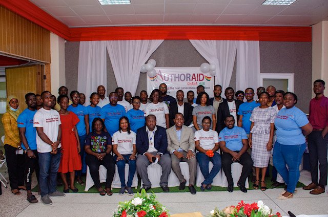 Group Picture of the AuthorAID Ghana Hub at the Launch in Kumasi