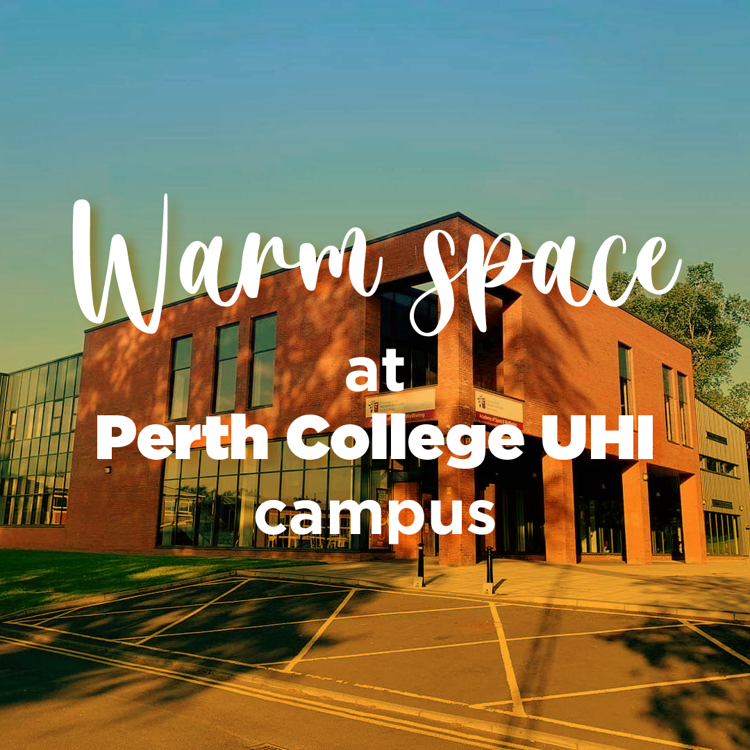 NEWS | Perth College UHI are offering a warm space to students over the festive break.

See the opening times and find out more🔗 bit.ly/3Vg9E1e