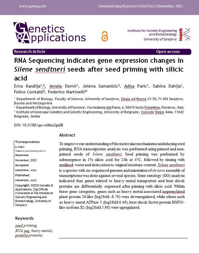 Genetics & Applications (G&A) tweet media