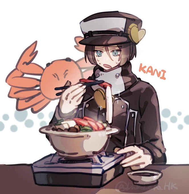 #深夜のGGワンドロお絵描き会+15 ザッパと蟹鍋 