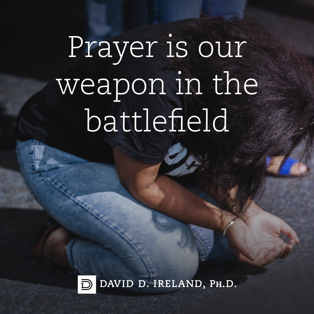 DrDavidIreland's tweet photo. Prayer was Jesus’ home turf, and it must be ours too. When we use the weapon of prayer, we increase our battle skills. 🙏🏾 #WeaponOfPrayer https://t.co/xL1g2dOH8O