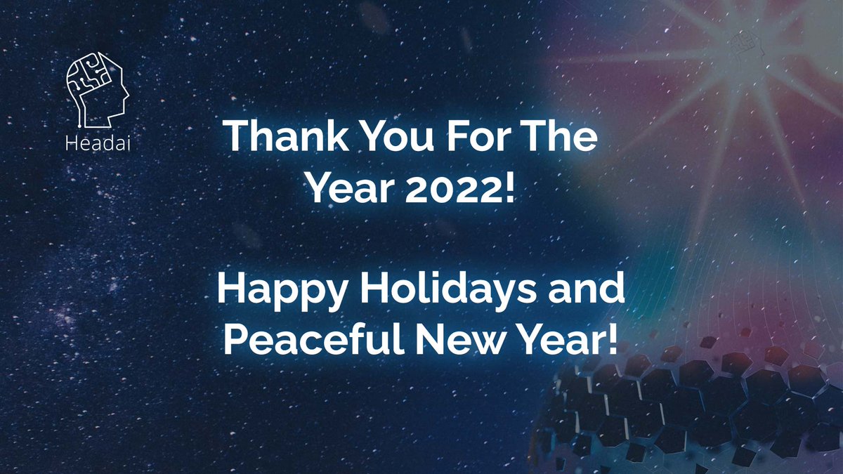 Headai wants to wish you Happy Holidays and Peaceful New Year 2023!!

We have also published our end-of-the-year Newsletter where we wrap up this autumn’s actions. 
mailchi.mp/471efceef3ca/h…

Thank you everyone for this year – let's continue our journey together in 2023!