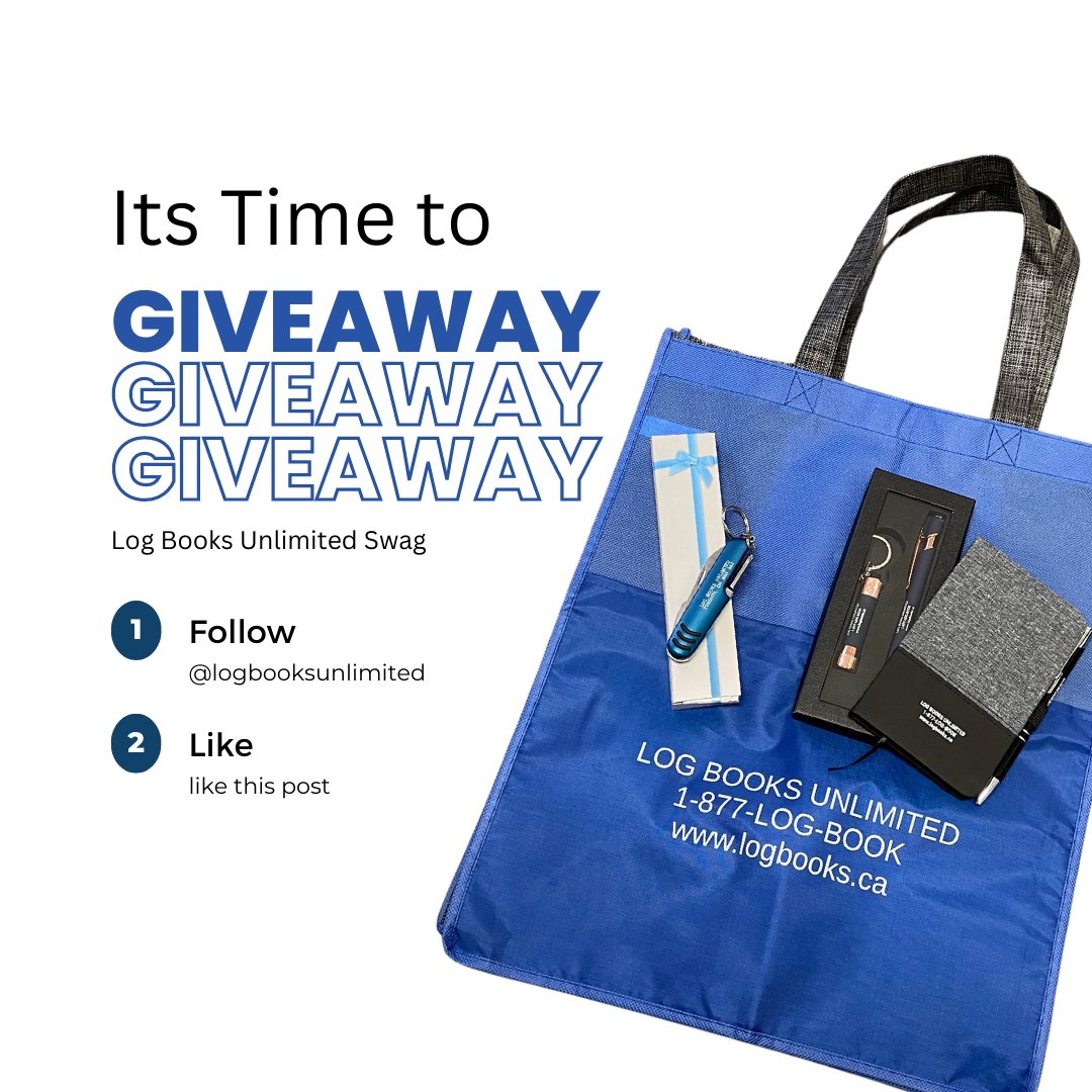 LogBooksUltd's tweet image. Head over to our Instagram page for a chance to win!
 
#giveaway #holidaygiveaway #swag #lbu #logbooksunlimited #havingfun #freestuff  #logbook #logbooks #giveawaytime #likeandfollow #ThankYou #canadiangiveaway #customerappreciation