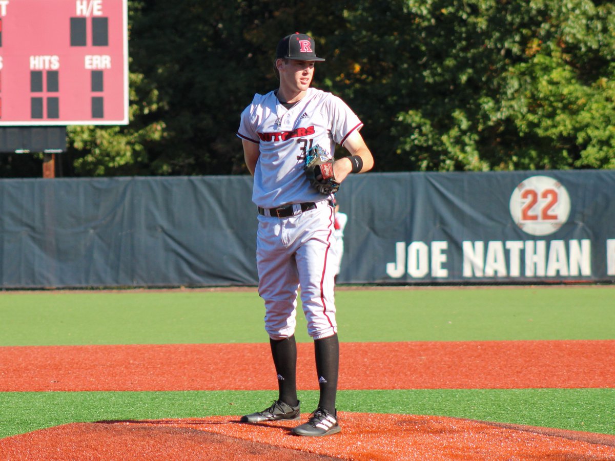 d1baseball's tweet photo. From the Fall Report 📁 
(Presented By @PeakDotEvents) 

Drew Conover is a transfer who just might have the best arm on the @RutgersBaseball staff. 

@conover_drew was used almost exclusively as a reliever for the past two years at Seton Hall. 

🔗 https://t.co/RbZrWu3GfR https://t.co/scPSoYIYu0
