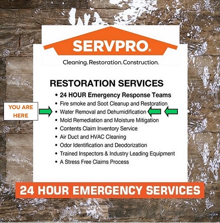 There's a mix of crazy weather headed our way that could lead to  #WaterDamage problems in your home or business. Prepare now to avoid #FrozenPipes or #BurstPipes as well as #BasementFlooding.
#SERVPRO is here 24/7 for any #WaterDamageEmergency!
#EmergencyResponse #HereToHelp