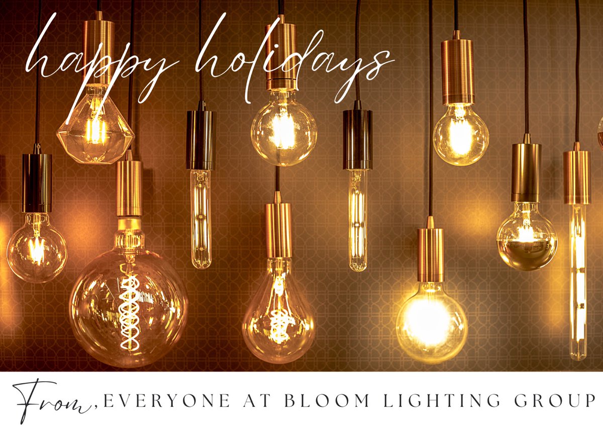 Bloom_Lighting's tweet photo. We are very grateful to have clients like you in our lives. Your continued support is what makes us successful. Thank you for your business. Happy Holidays and cheers to a peaceful, healthy, and prosperous New Year.✨ https://t.co/OOfRblXlje