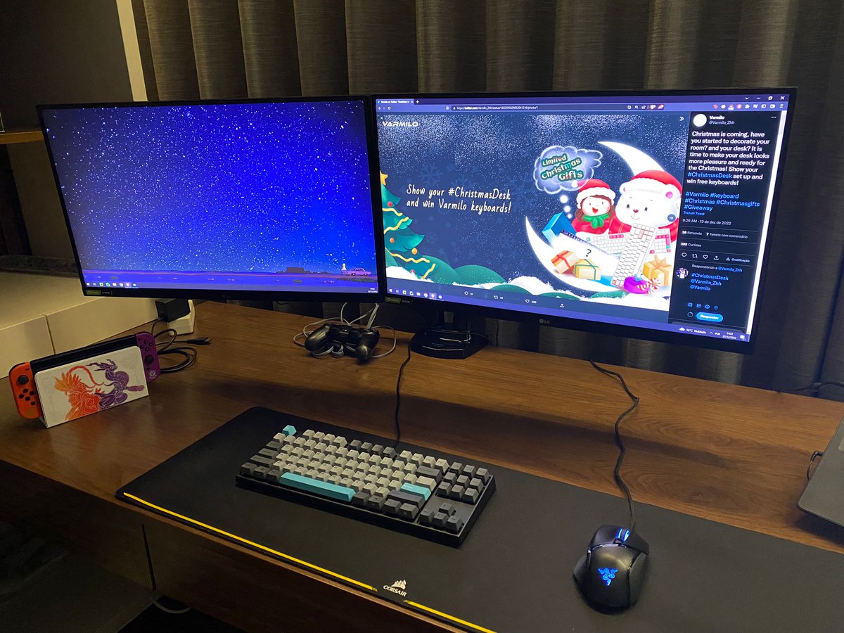 TheAppleDuty's tweet photo. @Varmilo_Zhh #ChristmasDesk
@Varmilo_Zhh
@Varmilo
I love my Moonlight🥰 https://t.co/aXuvxNBcml