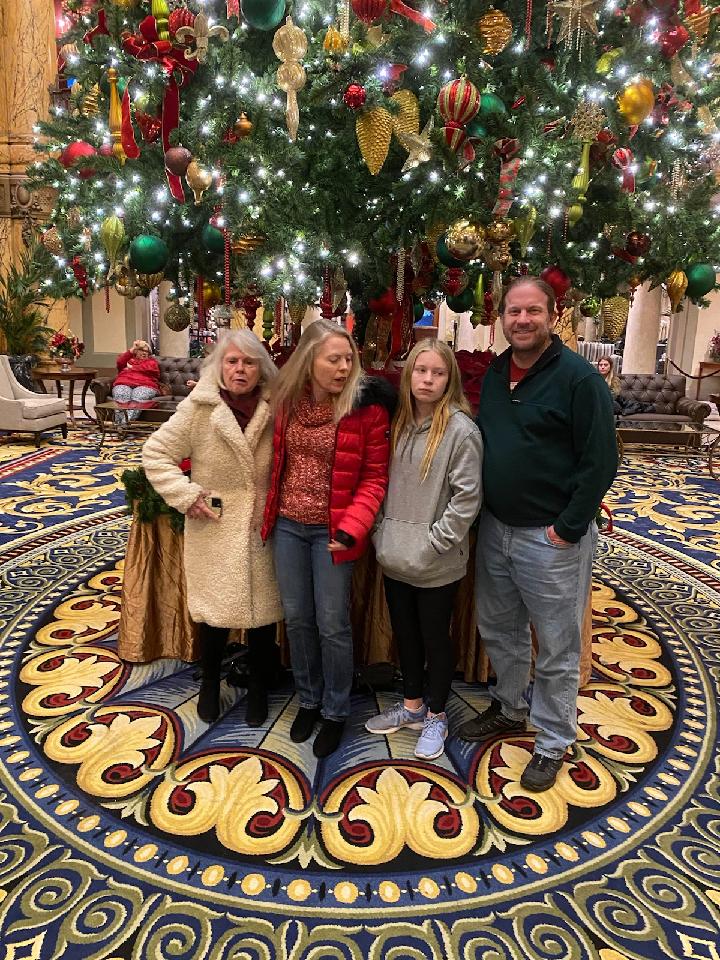 Sure, you go ahead and post your little Hallmark moment picture with everyone posed and smiling sweetly. 

Imma post this one, where only one of us was ready and looking jolly.