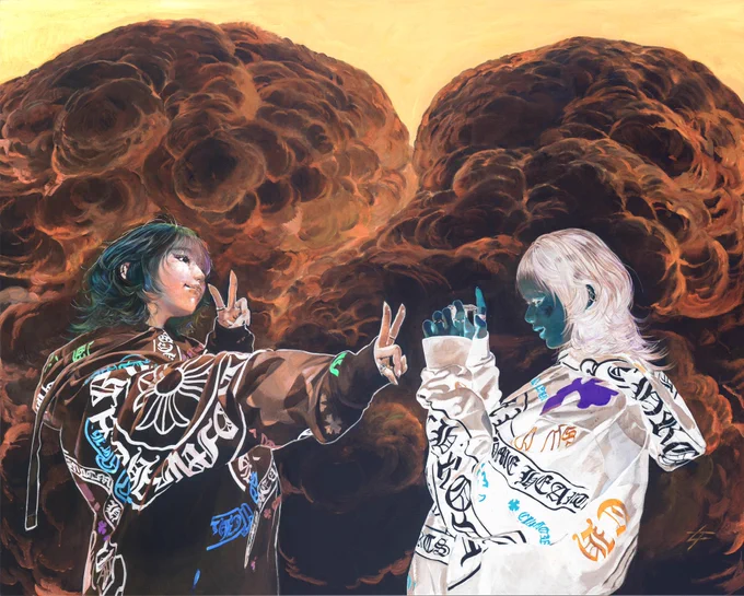 REALITY DROPOUT, 2022Acrylic on canvas 120 x 150 x 3 cm*SOLD 