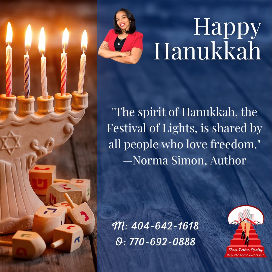stephomesllc's tweet photo. Just a few more days until Hanukkah ends! 
.
.
.
#realtor #realestate #KellerWilliams #KellerWilliamsAtlantaPartners #eagleslanding #realestateagent #listing #home #buyahouse #sellahouse #mcdonough #henrycounty #hanukkah https://t.co/epTiD3bkPy