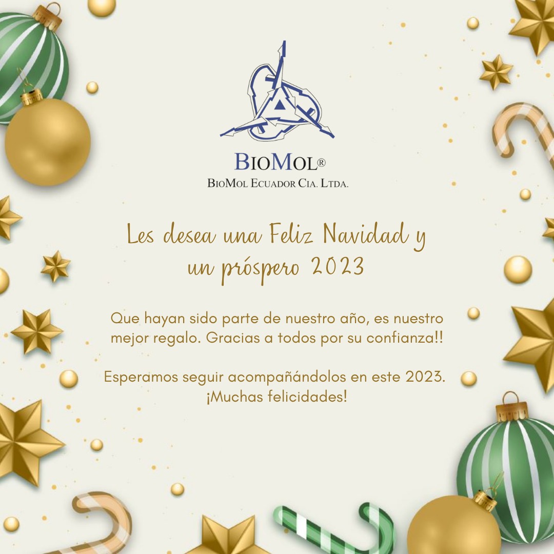 BiomolEcuador's tweet photo. Que hayan sido parte de nuestro año, es nuestro mejor regalo.🎁☺️ Gracias a todos por su confianza!!

Esperamos seguir acompañándolos en este 2023 ¡Muchas felicidades! 🎊✨

¡Felices fiestas! https://t.co/EYbBE1yZai
