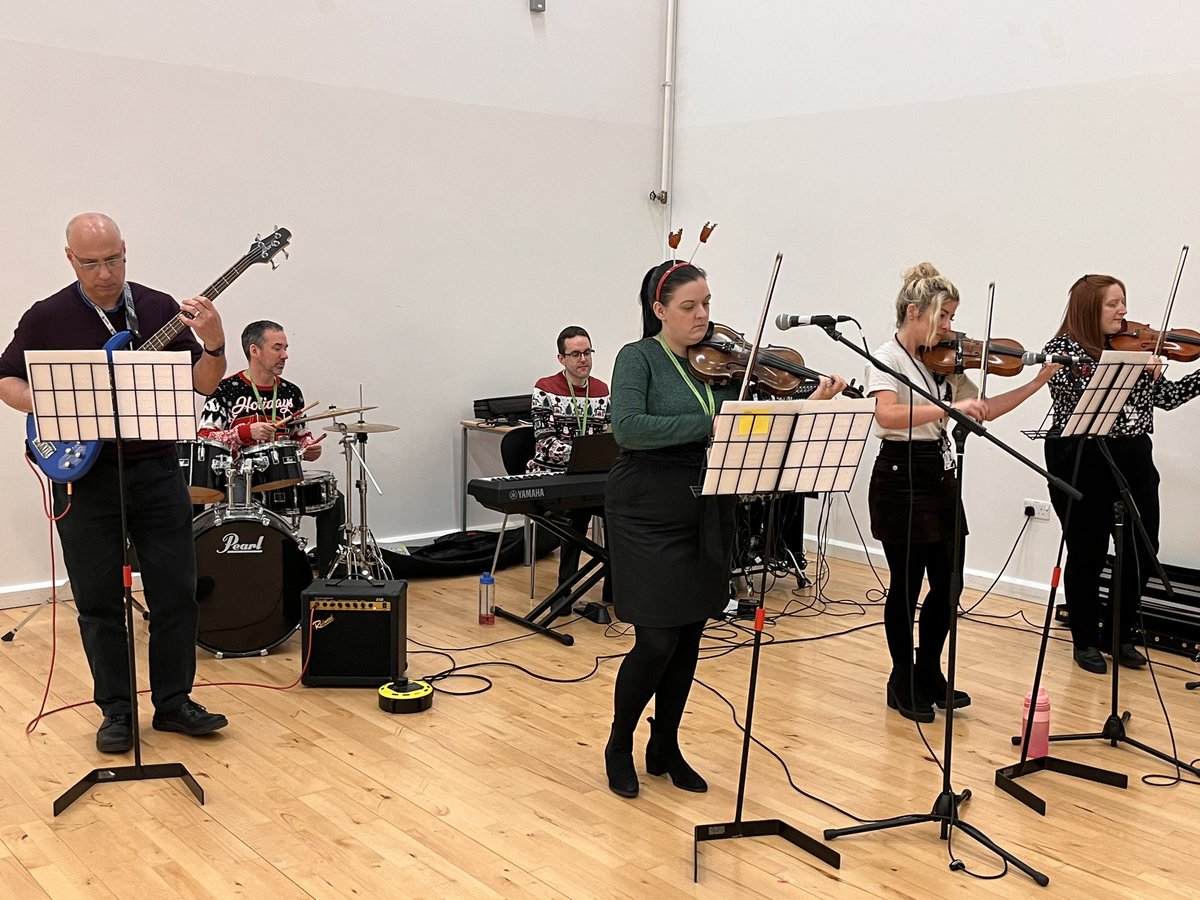 A lunchtime ceilidh for pupils and staff to round off another action-packed term. With huge thanks to a marvellous staff band!
