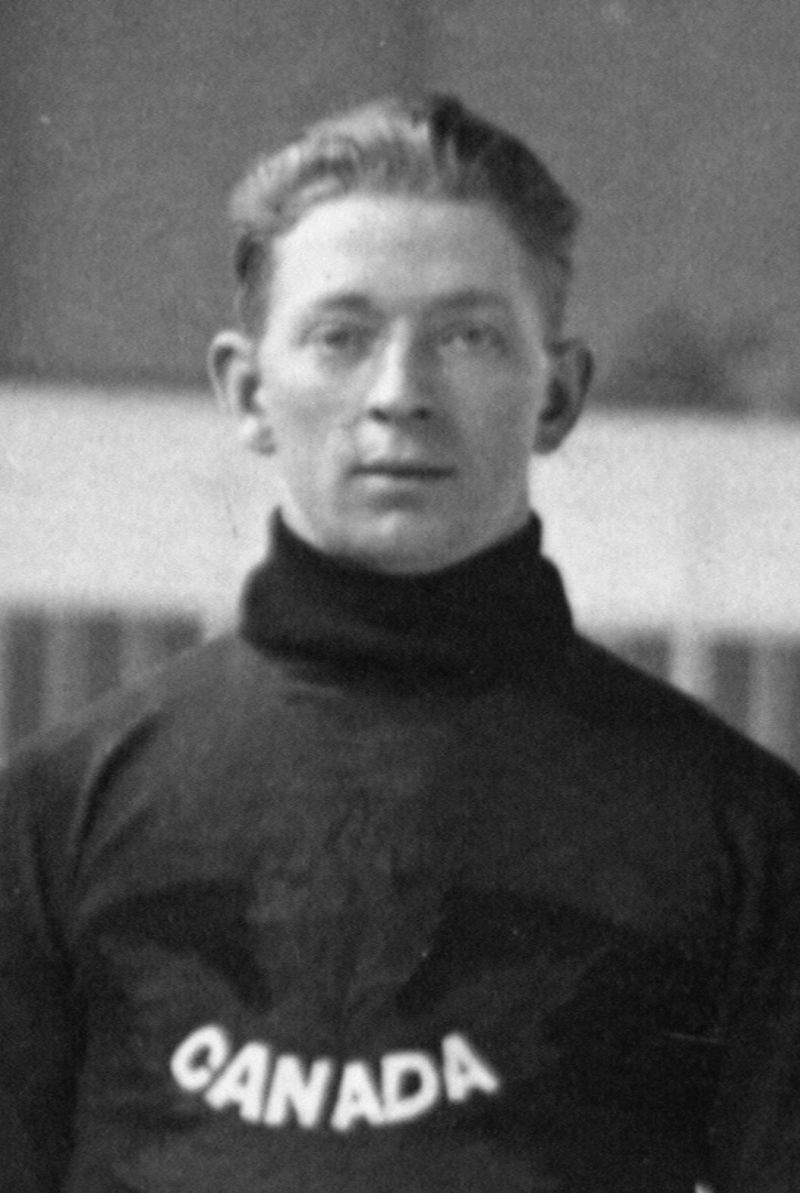 WpgFalcons's tweet photo. #OTD in 1971 Wally Byron, goaltender of the Olympic Gold Medal winning Winnipeg Falcons passed away at age 77. #RIP @MBHHOF @HockeyCanada https://t.co/5UCl7hyQ2a