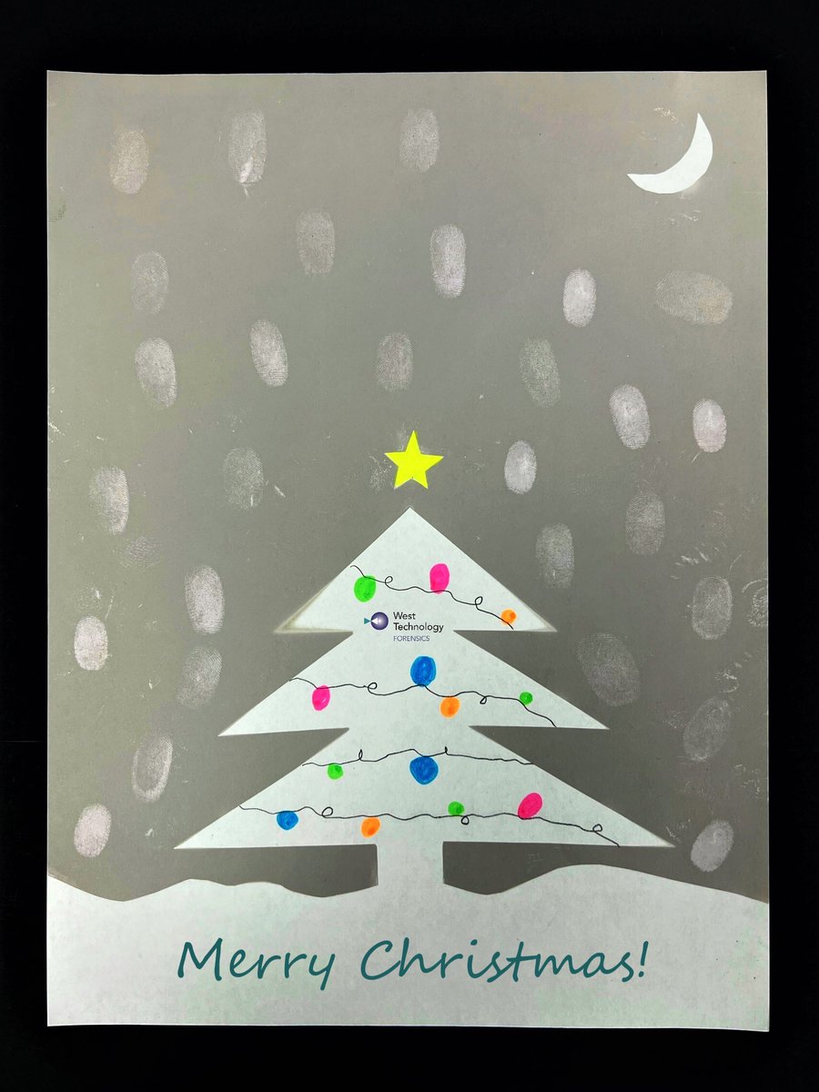 We, at West Technology Forensics, wish you and your family a Merry Christmas, Loving Holidays and Happy New Year!

📸Silent Night created by gold/zinc #VMD #fingerprint #development technique
🌐 tinyurl.com/3ywz4ru5

#VacuumMetalDeposition #forensics #qualitymatters #worldwide