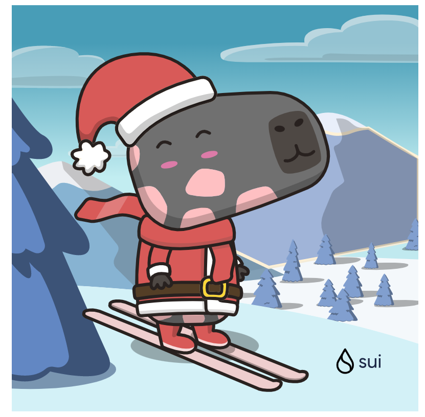 Capy-Elsa: Christmas is coming, and she is very happy because her mother bought her a favorite toy. She brought toys to share with her friends.
#CapyHolidays