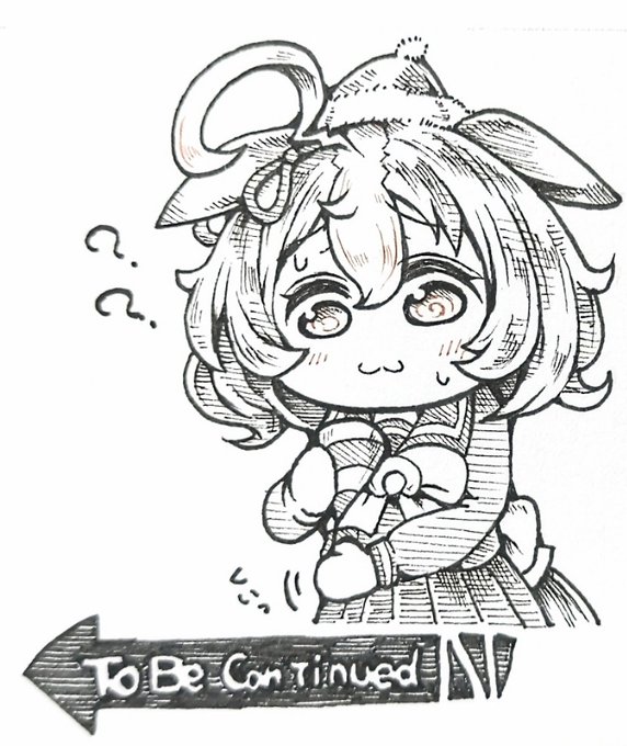 🎉 (…オチだけ先に描いてみたら割と満足してしまったらくがき) 