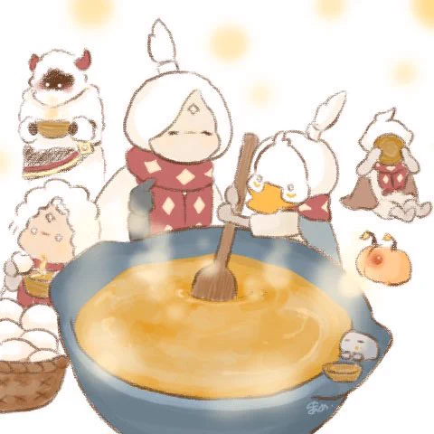 おばあちゃん特製のかぼちゃスープみんなぽかぽか!#thatskygame #sky星を紡ぐ子どもたち #冬至 
