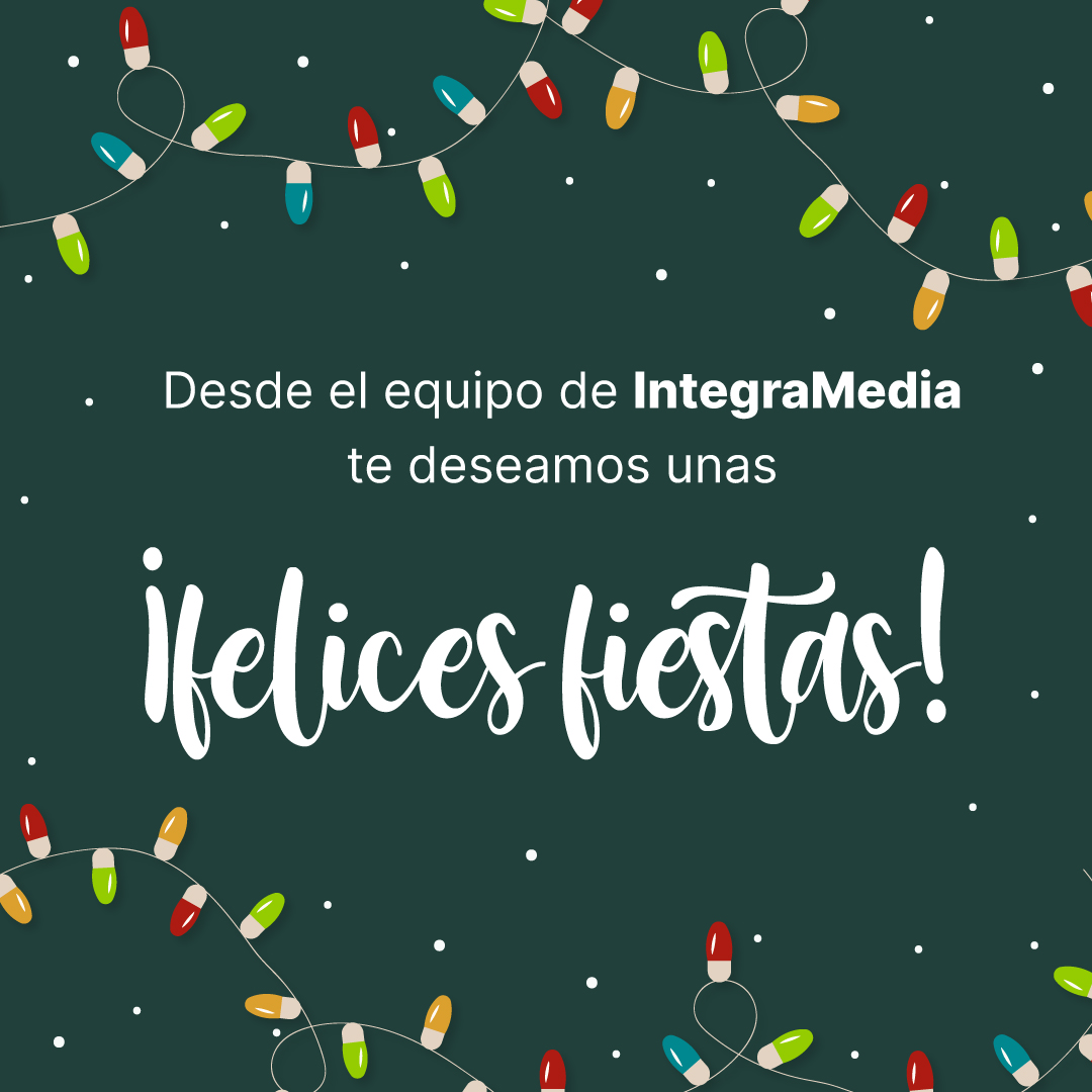 IntegraMedia's tweet photo. 🎄 Desde el equipo de IntegraMedia queremos desearte Felices Fiestas y diversión, mucha diversión 🎄
Disfrutad de estos días mágicos rodeados de vuestros seres queridos 💚 y haciendo que cada momento sume 🌟 https://t.co/rKorSLlZqb