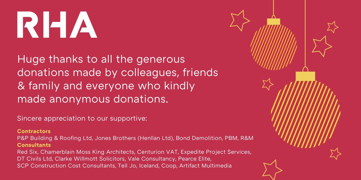 We are very proud to have fundraised and worked with our partners and tenant volunteers to donate over 90 hampers to tenants and community members this Christmas.
Read more: rhawales.com/news-events/gi…

We would like to say a massive thank you all for your support! 🎄🎁🎅