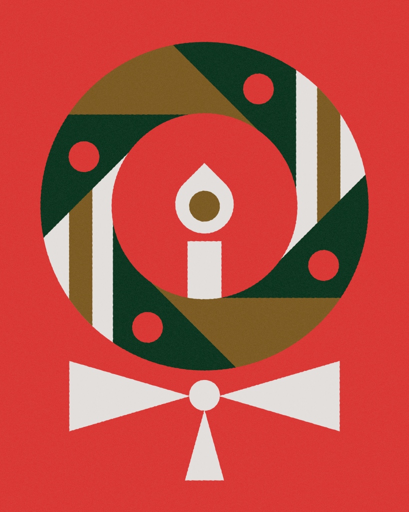 Hope everyone had a lovely Solstice. It only gets brighter from now on folks.

#wreath #holiday #christmas #festive #art