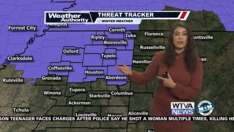 Chelsea Simmons WTVA on Twitter "Winter weather advisories cover our