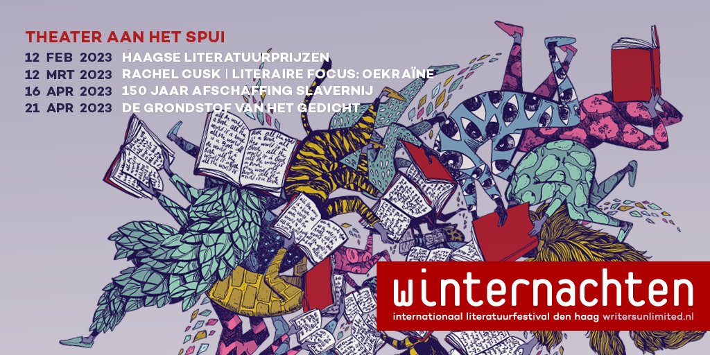 Winternachten internationaal  literatuurfestival Den Haag maakt data en programma 2023 bekend! writersunlimited.nl/editie/wintern…