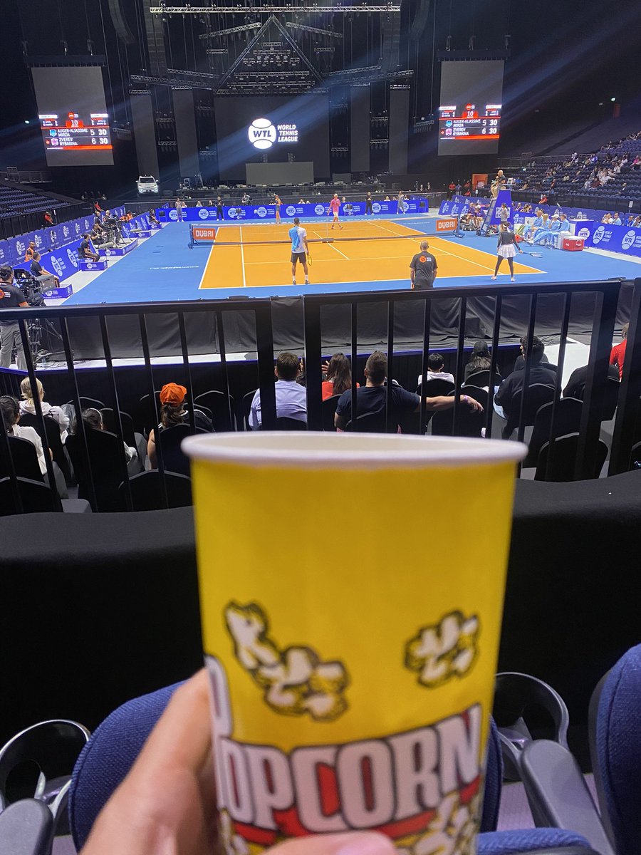 José on Twitter "Ready for some popcorn tennis."