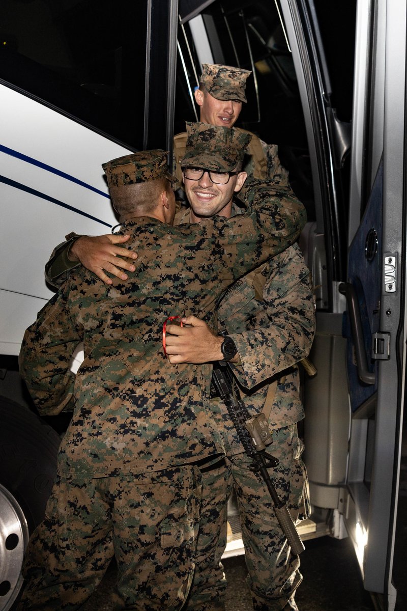 MARFORCOM's tweet photo. #Marines w/ @2dMarDiv greet family & friends during a homecoming in N.C. Marines returned from #ContinuingPromise22 where they provided humanitarian aid to the people of Haiti.
(#USMC photos by Sgt. Alexa M. Hernandez)
#WeHaveTheWatch #HomelandDefense #SemperFi #TheFewTheProud https://t.co/40ZCVfW01r