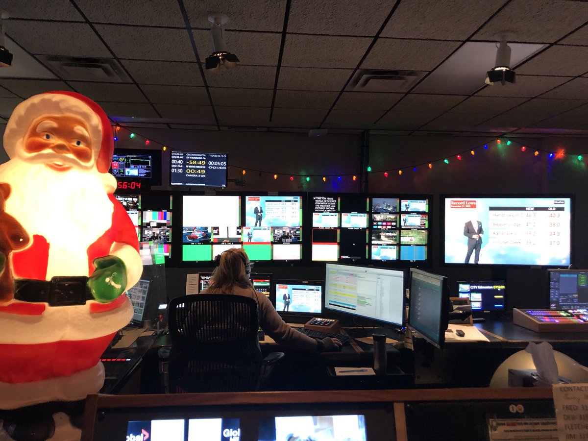 This control room is giving me “Stranger Things” vibes. Minus the Santa obviously